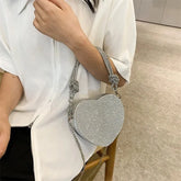 Bling Heart Hand Bag